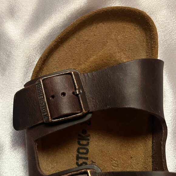 Birkenstock Milano Oiled Leather Habana Color EU Size 42 (US Sz 9 Men/11 Women) - Picture 12 of 16